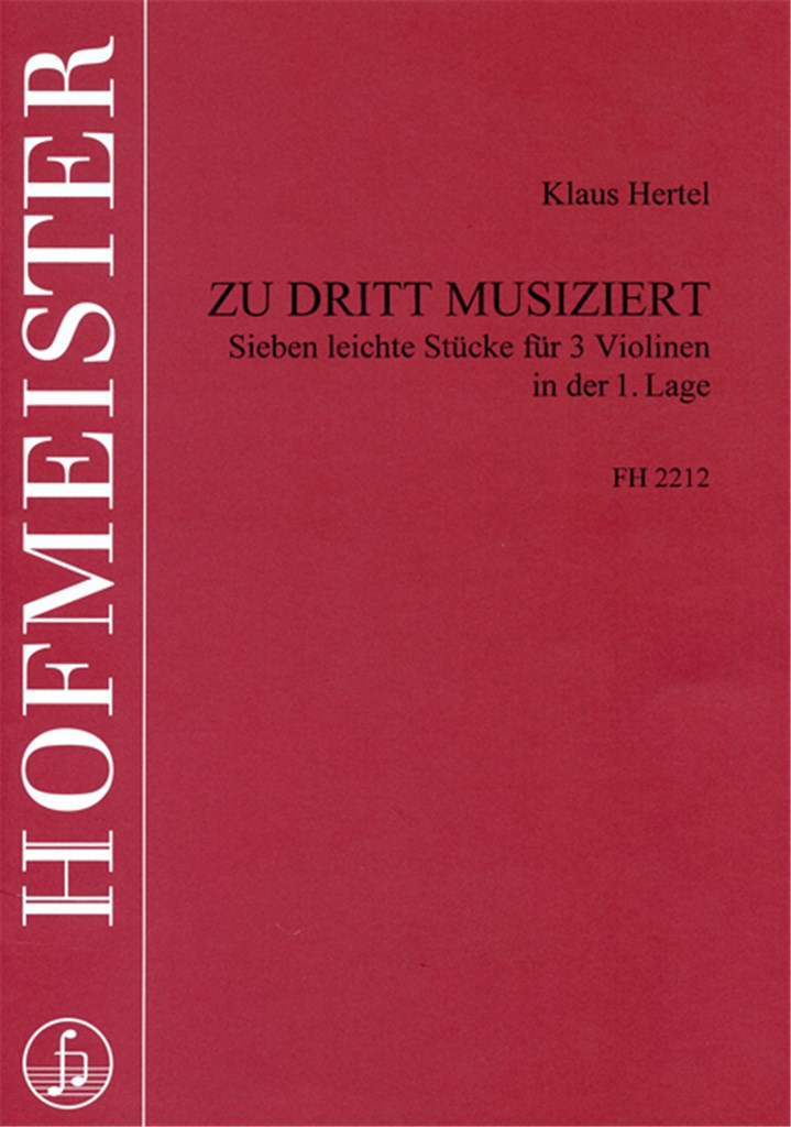 Zu dritt musiziert